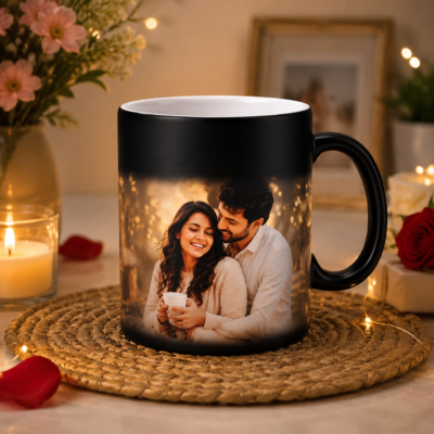 magic mug The Hidden Surprise Personalised Magic | Heat-Reveal Custom Photo Magic Mug